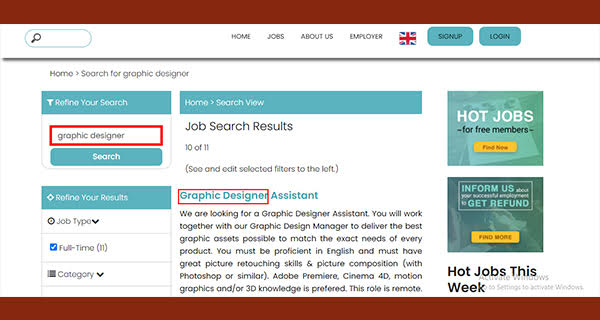 Job search results on waw.asia