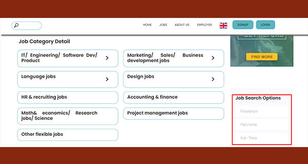 Remote jobs categories at waw.asia